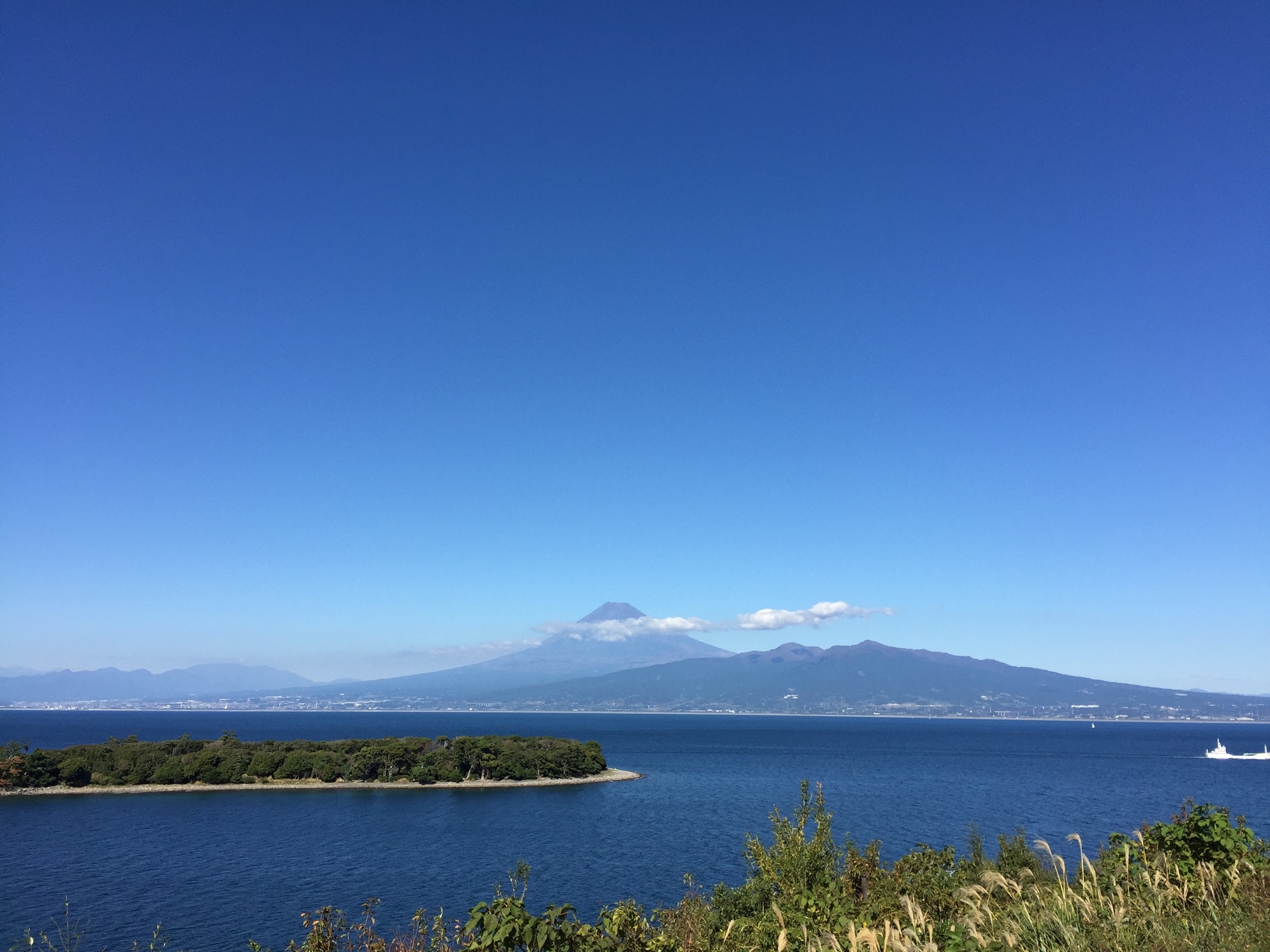 青い海と空と富士山 大瀬崎から Mt Fuji View Spot 富士山 Chafuka