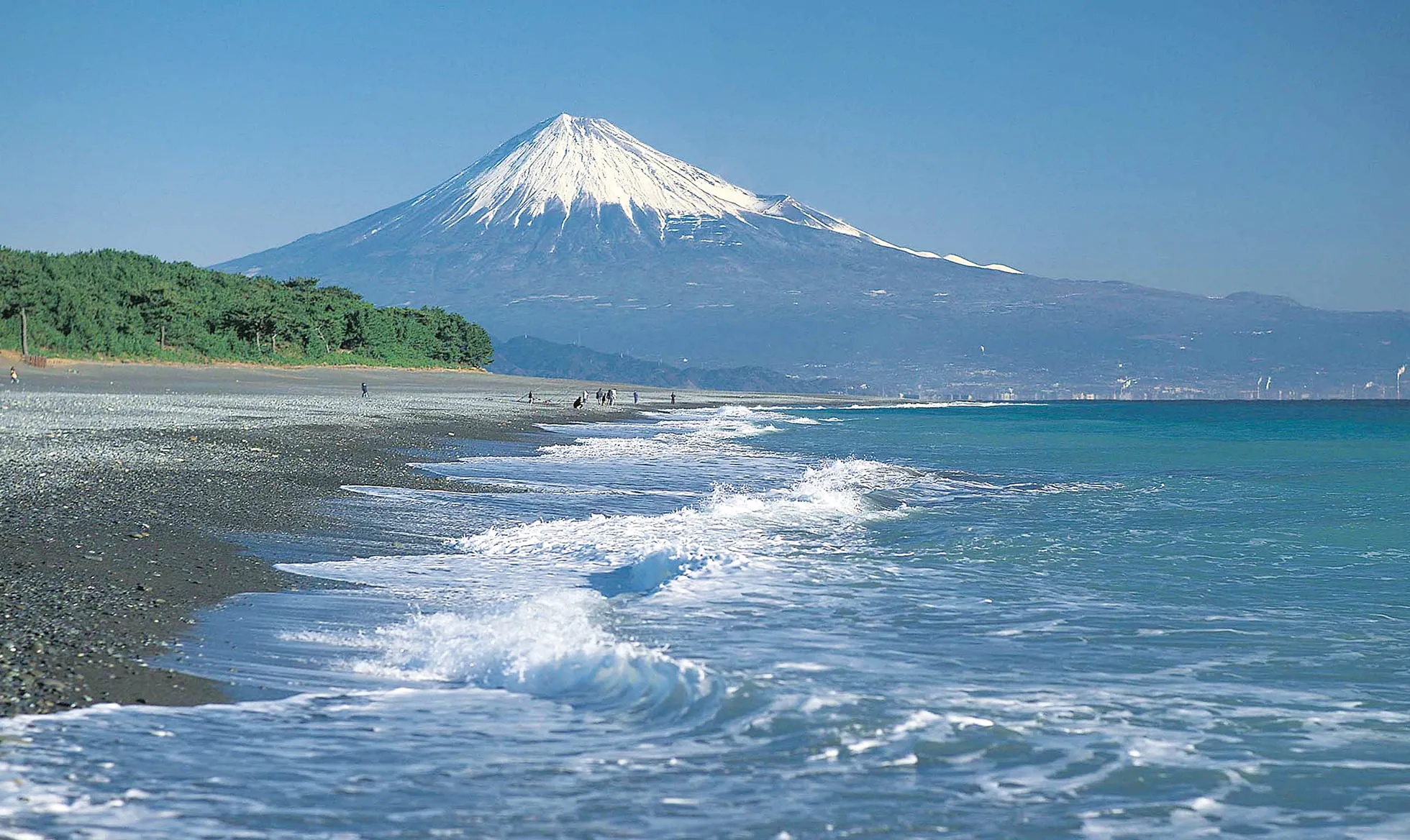 三保の松原からの富士山